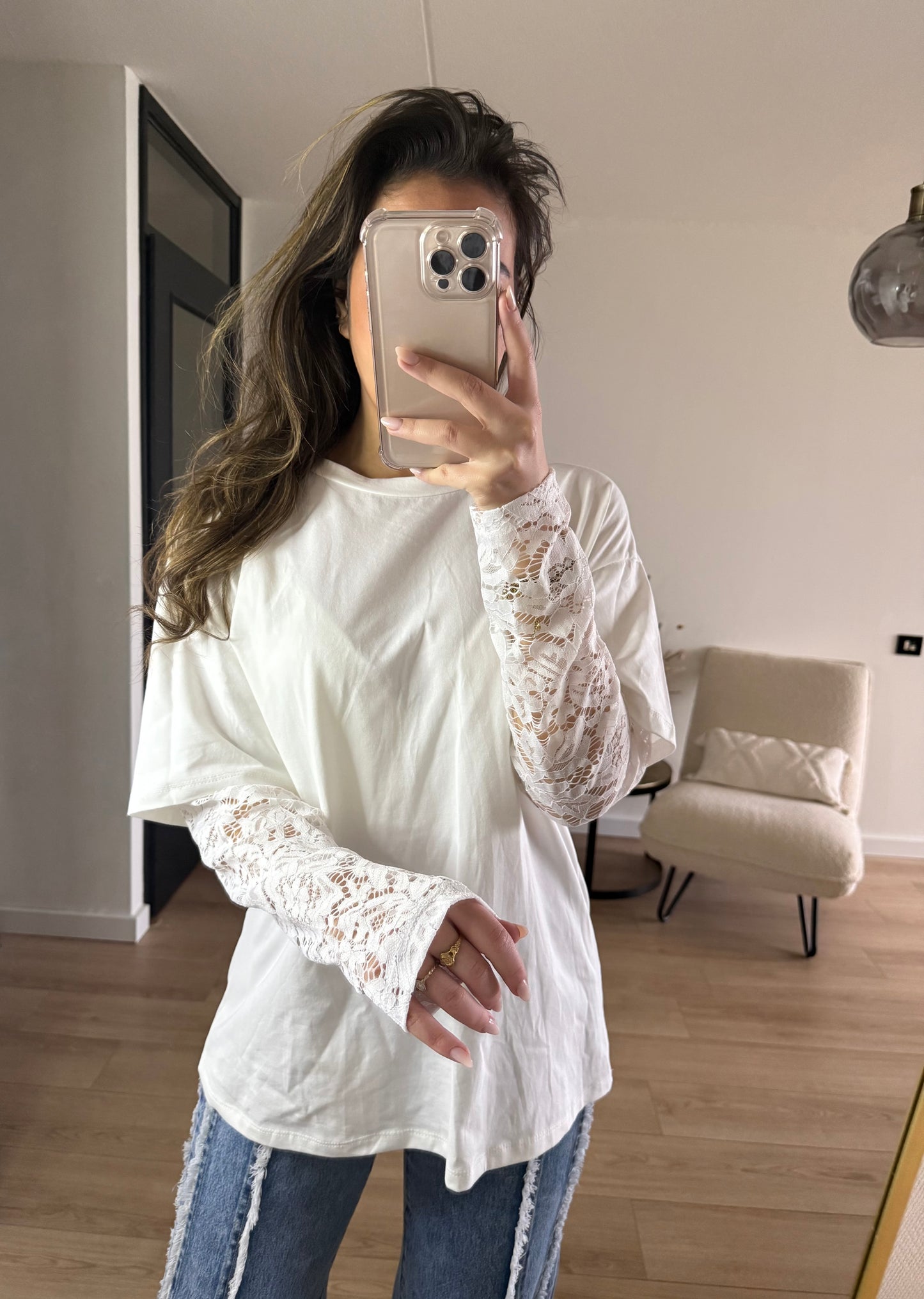 Maeve tee white