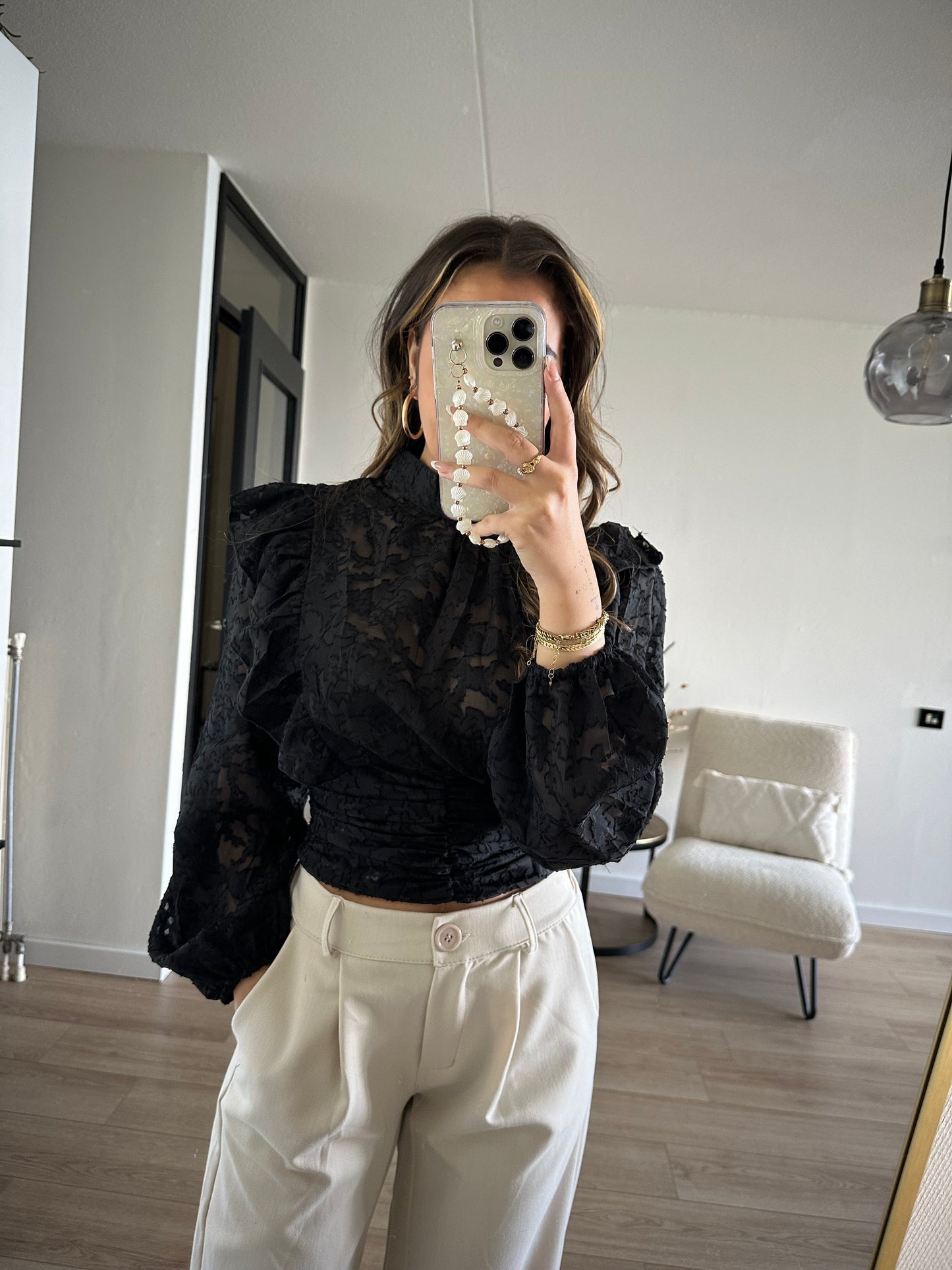 Ivana blouse black