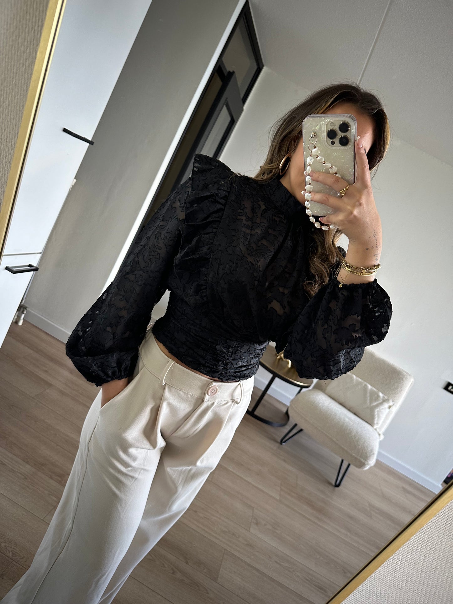 Ivana blouse black