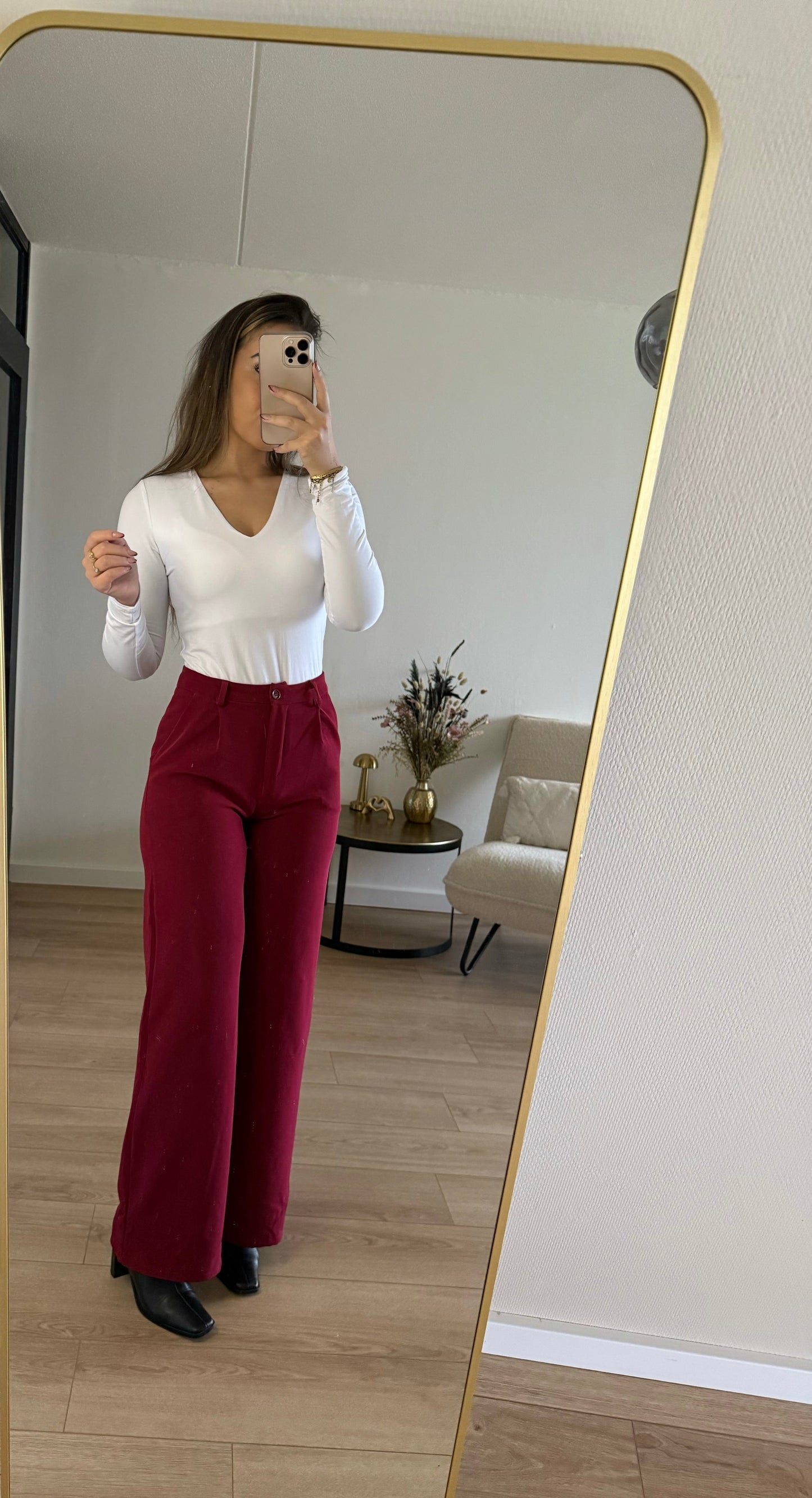 Vivi pantalon bordeaux