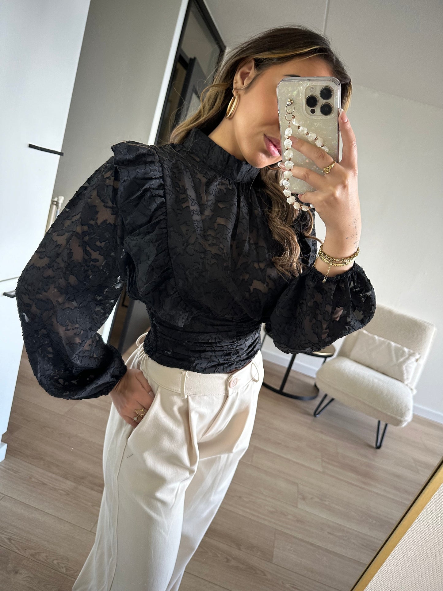 Ivana blouse black