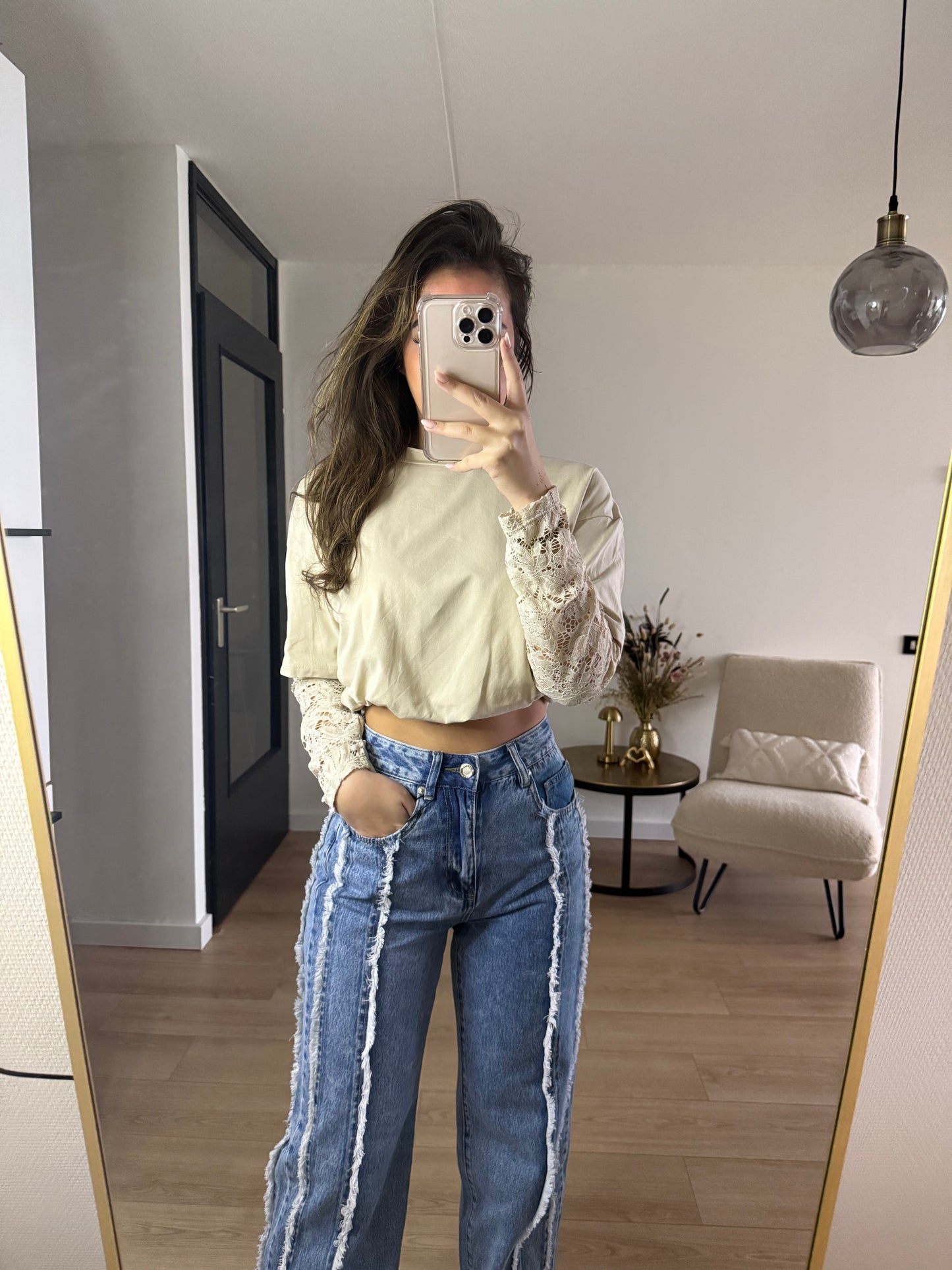 Maeve tee beige