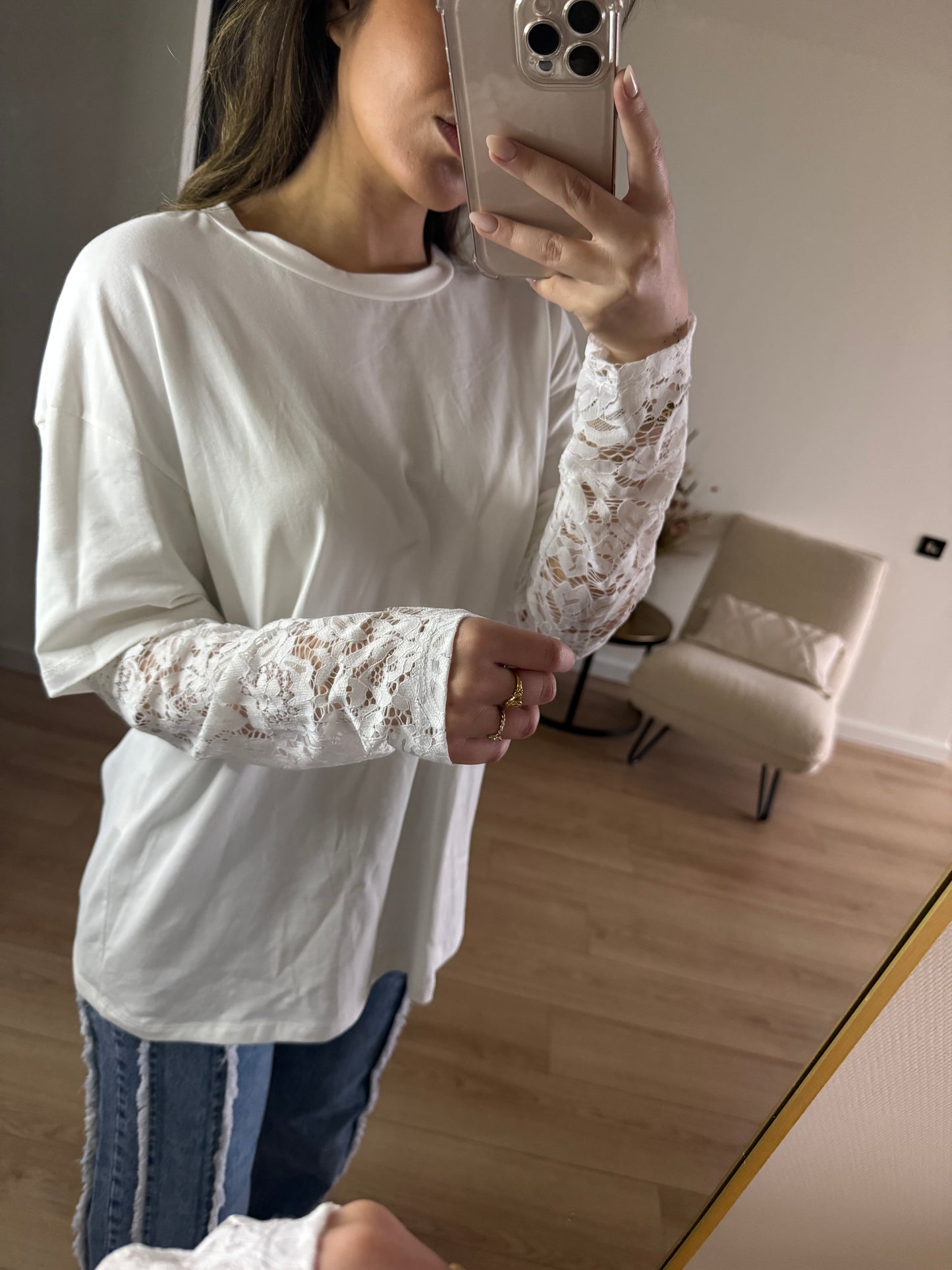 Maeve tee white