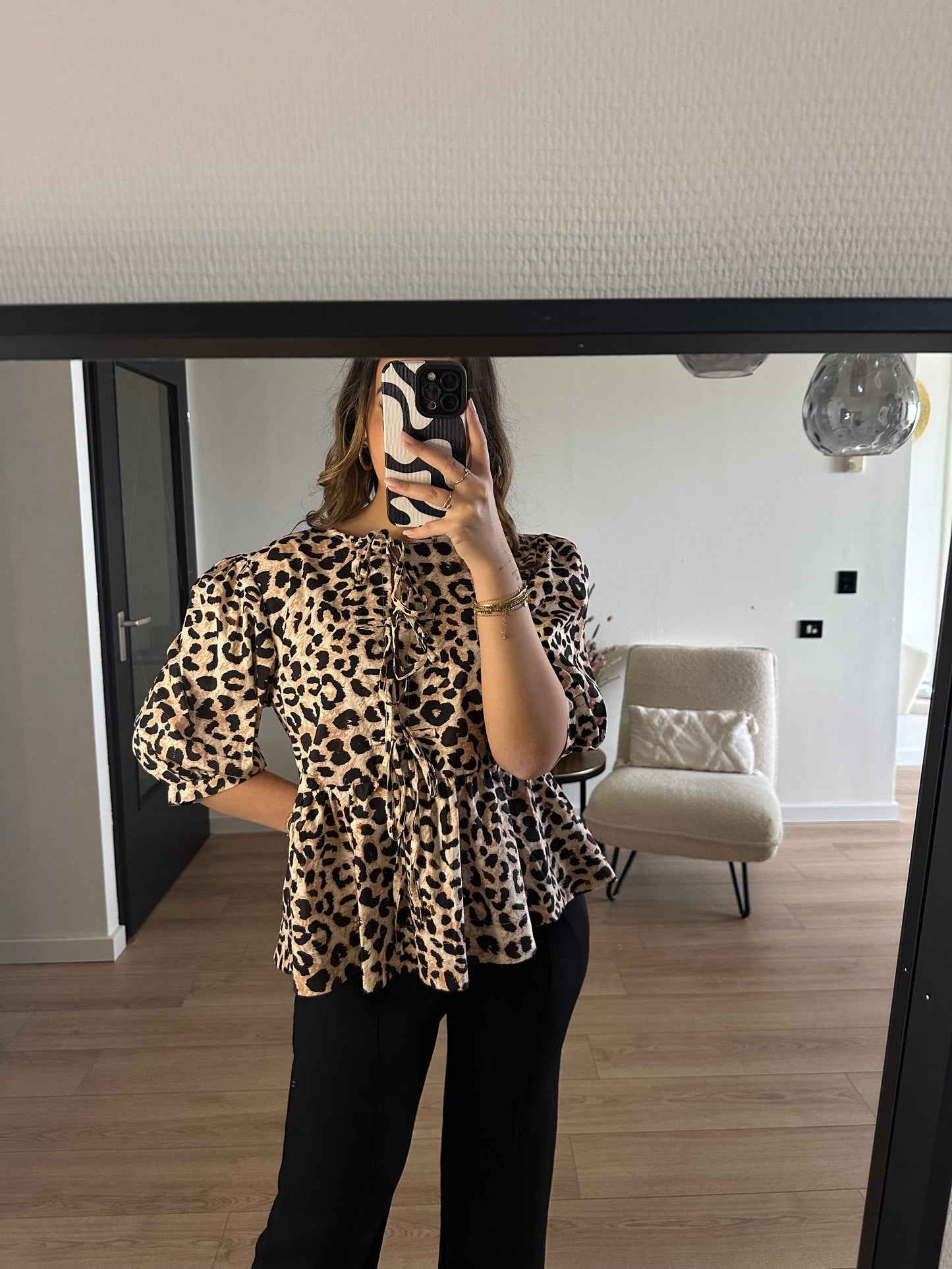Nora panter blouse