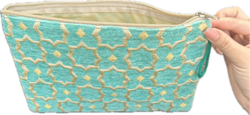 Leya clutch blue