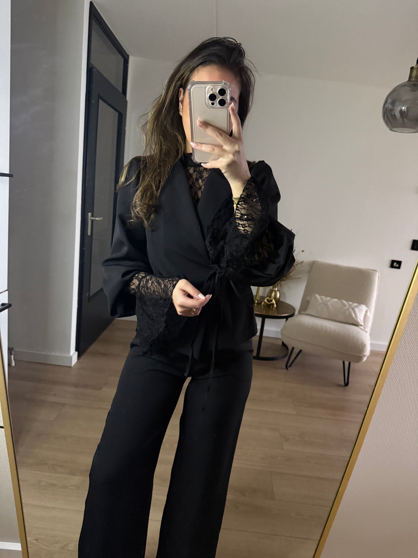 Milly overslag blazer black