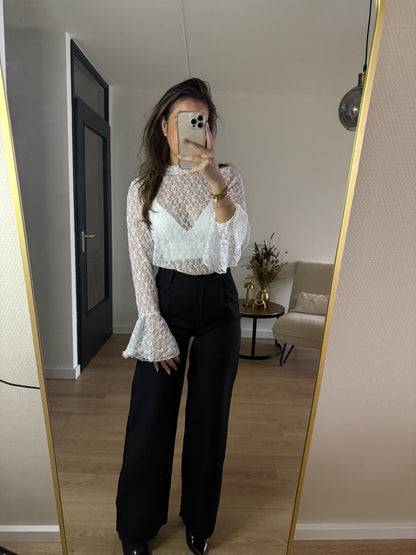 Lua lace top white