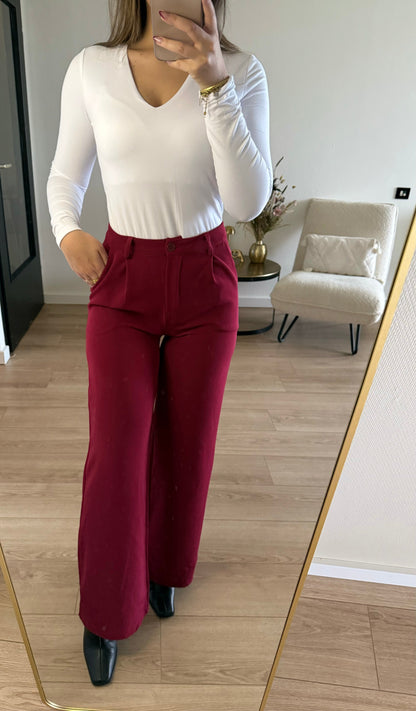 Vivi pantalon bordeaux