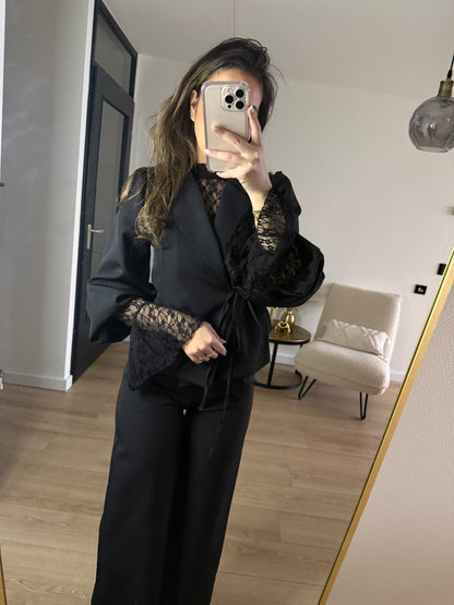 Milly overslag blazer black