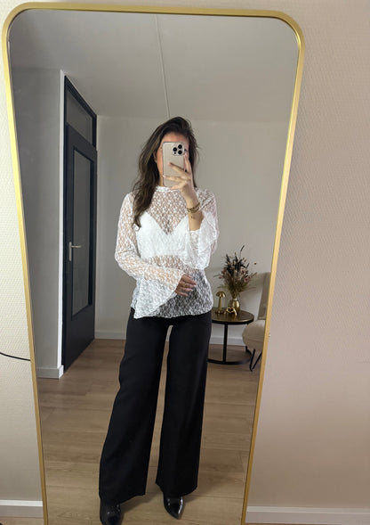 Lua lace top white
