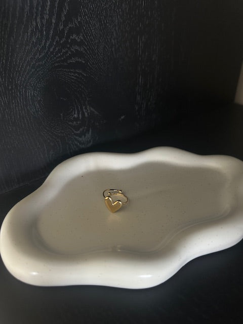 A-symmetrisch heart ring