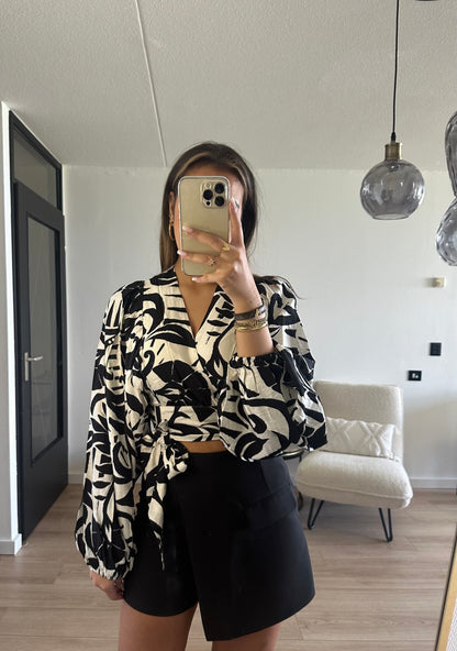 Julie wikkel blouse
