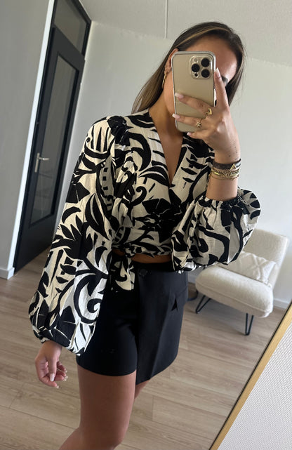 Julie wikkel blouse