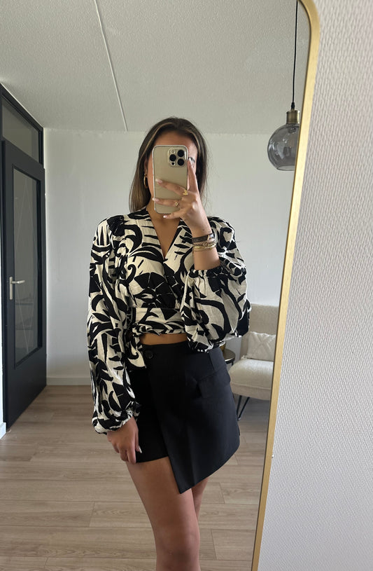 Julie wikkel blouse