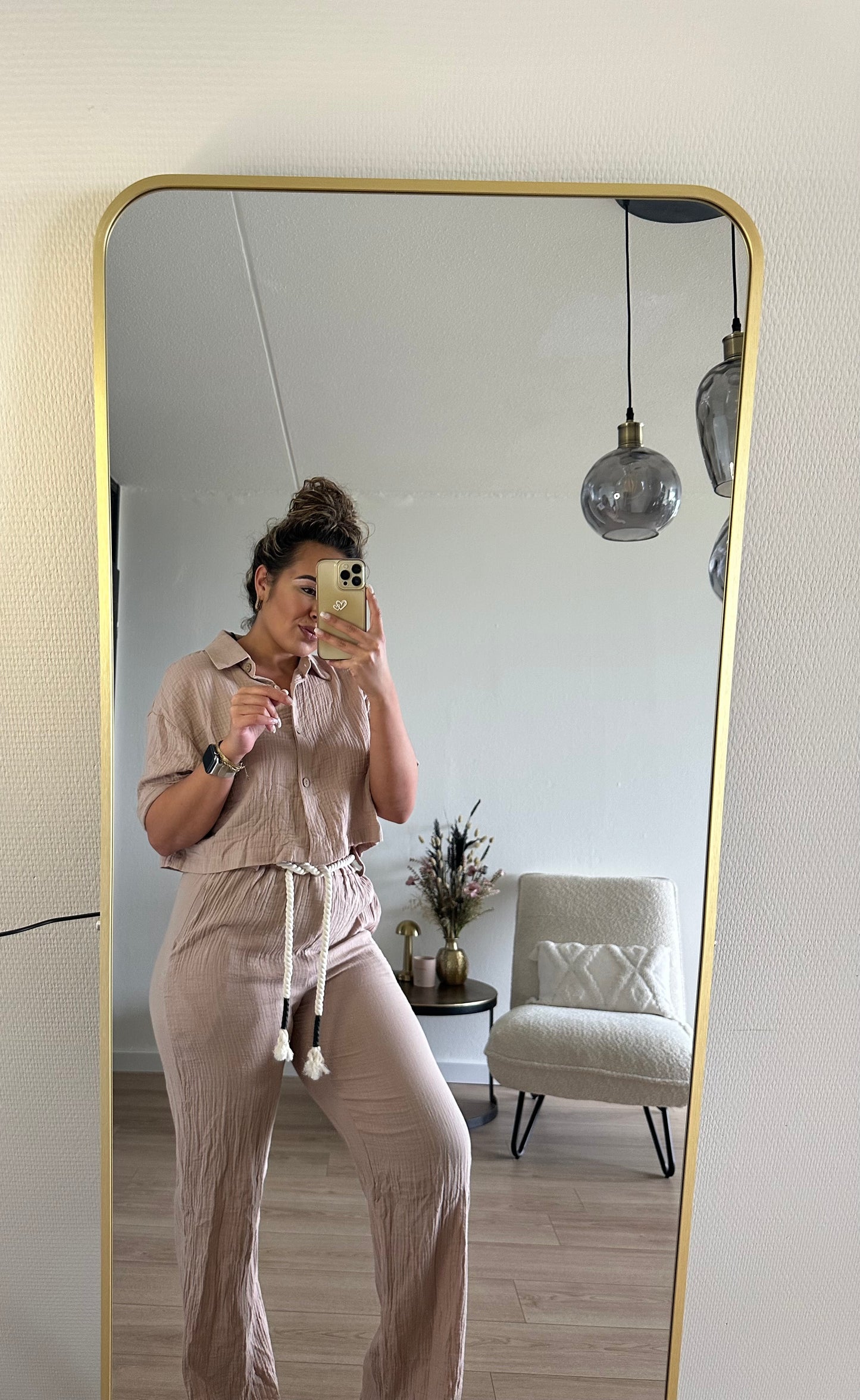 Chloe set taupe